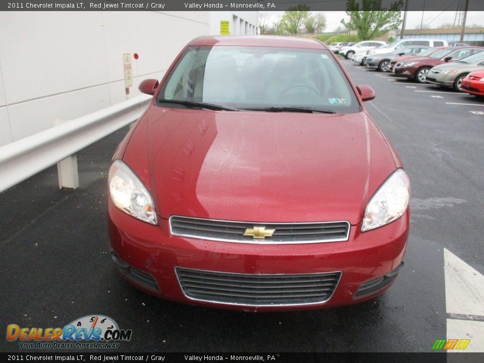 2011 Chevrolet Impala LT Red Jewel Tintcoat / Gray Photo #7