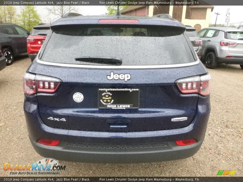 2019 Jeep Compass Latitude 4x4 Jazz Blue Pearl / Black Photo #4