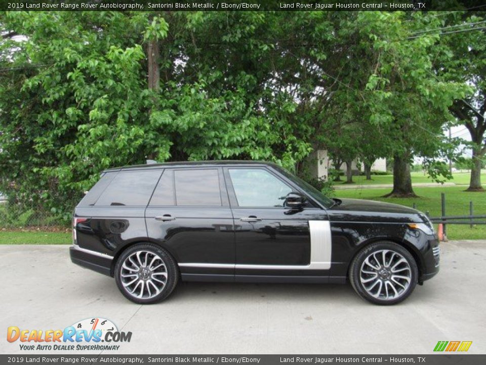 Santorini Black Metallic 2019 Land Rover Range Rover Autobiography Photo #6