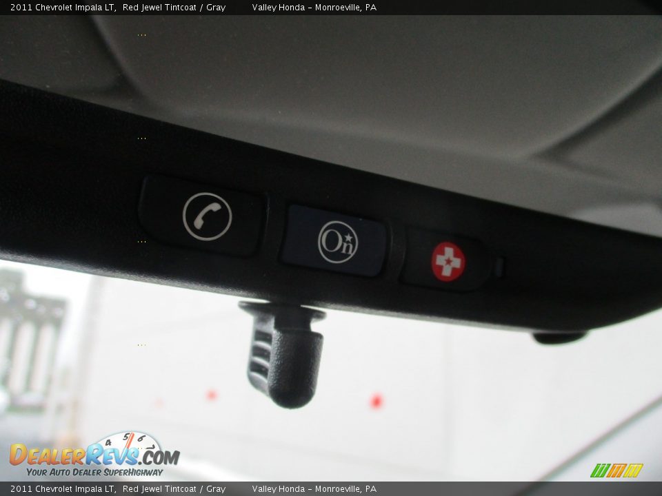 2011 Chevrolet Impala LT Red Jewel Tintcoat / Gray Photo #15