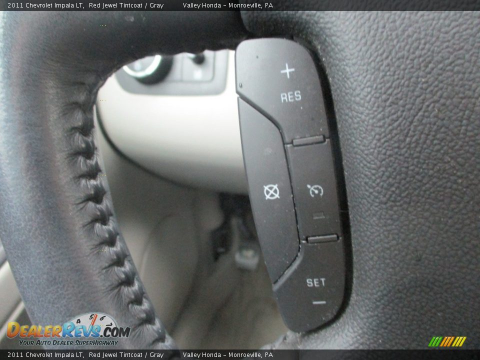 2011 Chevrolet Impala LT Red Jewel Tintcoat / Gray Photo #16