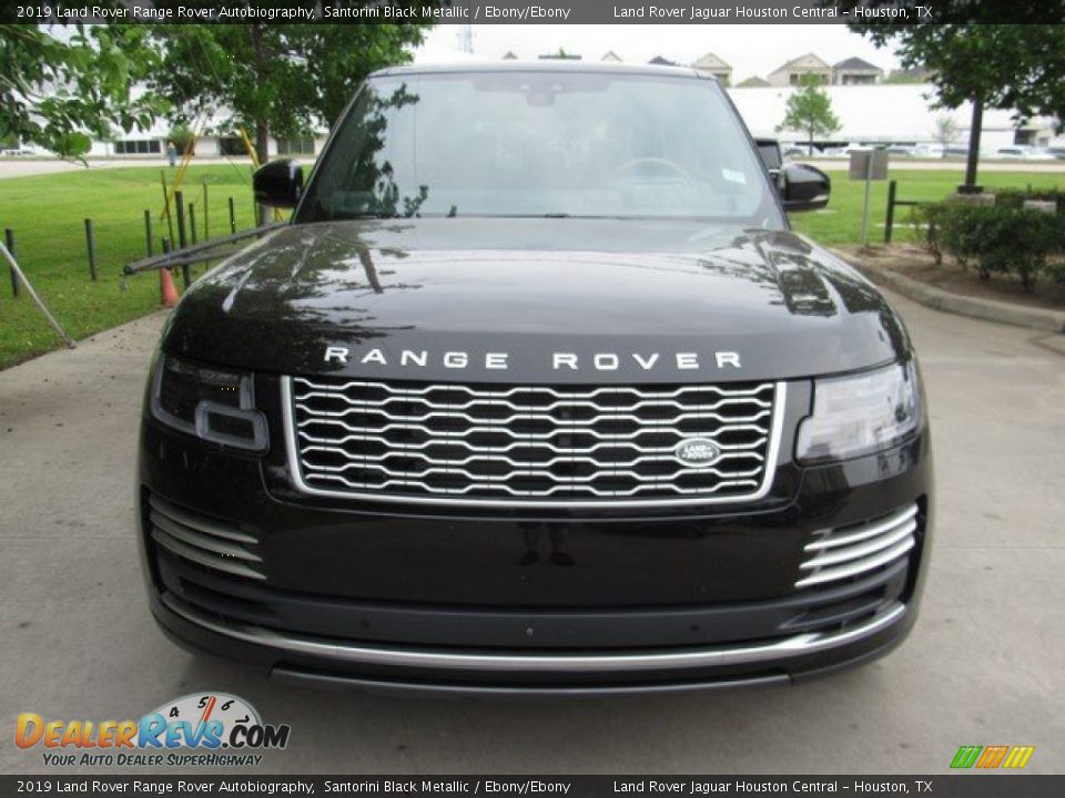 2019 Land Rover Range Rover Autobiography Santorini Black Metallic / Ebony/Ebony Photo #9