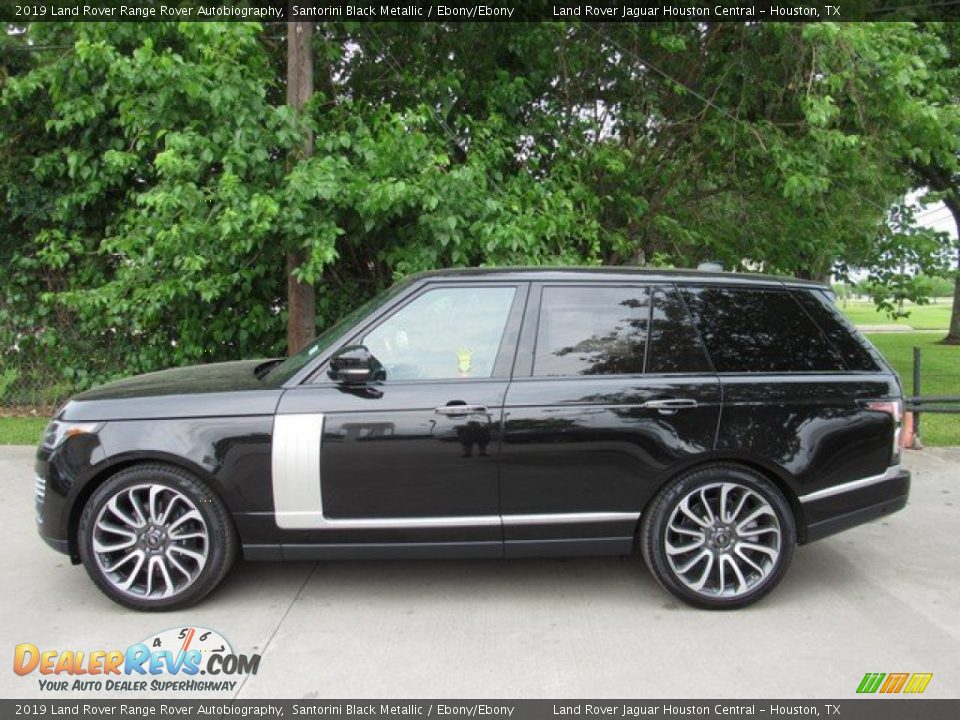 Santorini Black Metallic 2019 Land Rover Range Rover Autobiography Photo #11