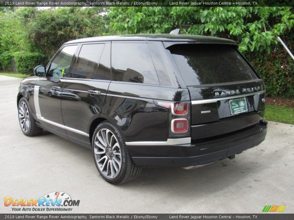 2019 Land Rover Range Rover Autobiography Santorini Black Metallic / Ebony/Ebony Photo #12