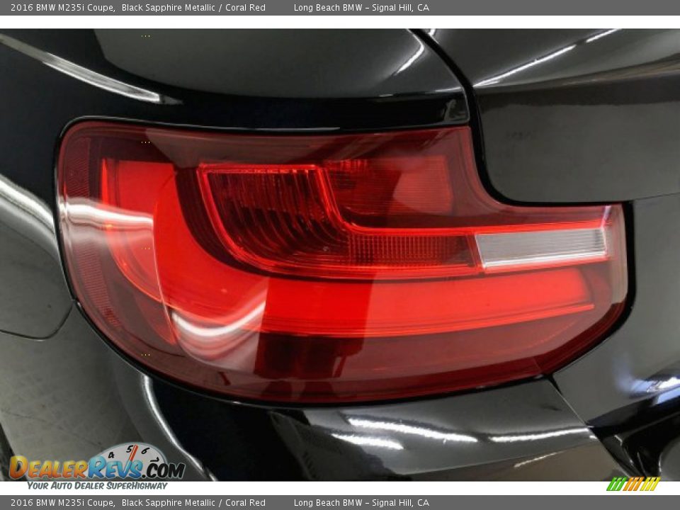 2016 BMW M235i Coupe Black Sapphire Metallic / Coral Red Photo #21