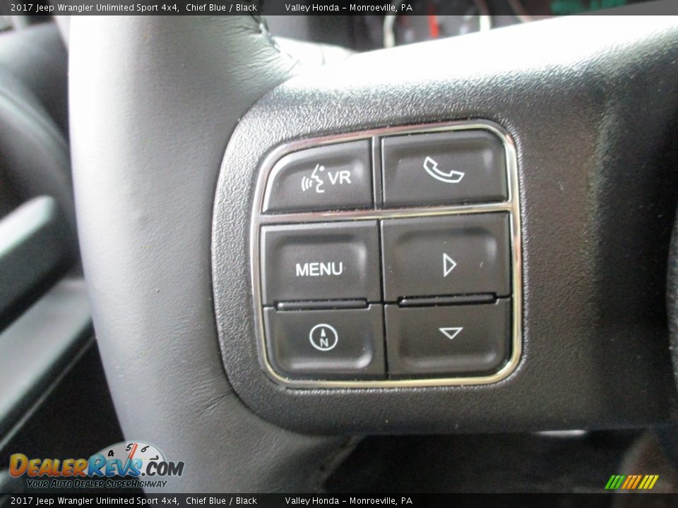 2017 Jeep Wrangler Unlimited Sport 4x4 Chief Blue / Black Photo #17