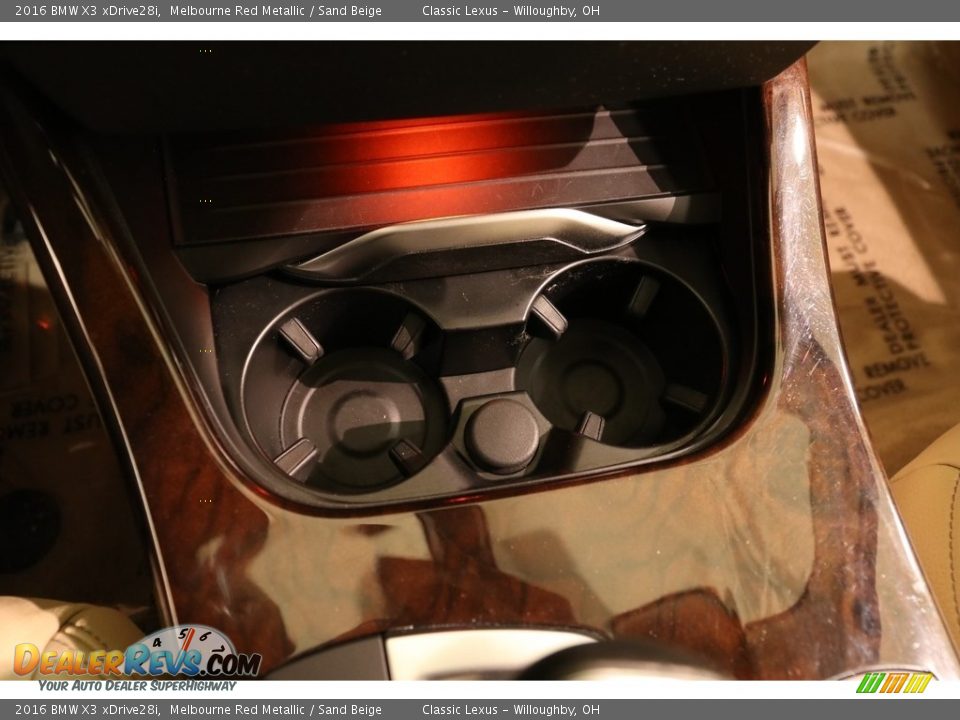 2016 BMW X3 xDrive28i Melbourne Red Metallic / Sand Beige Photo #18