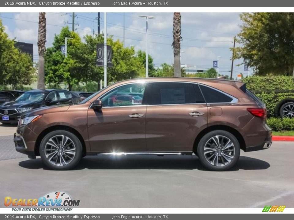 2019 Acura MDX Canyon Bronze Metallic / Espresso Photo #4
