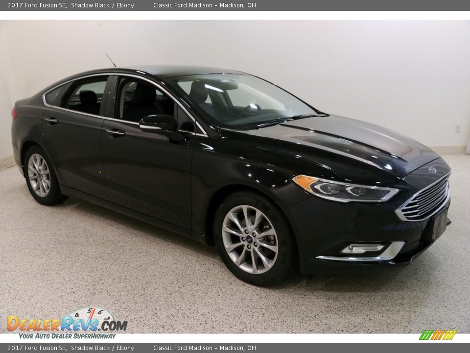 2017 Ford Fusion SE Shadow Black / Ebony Photo #1