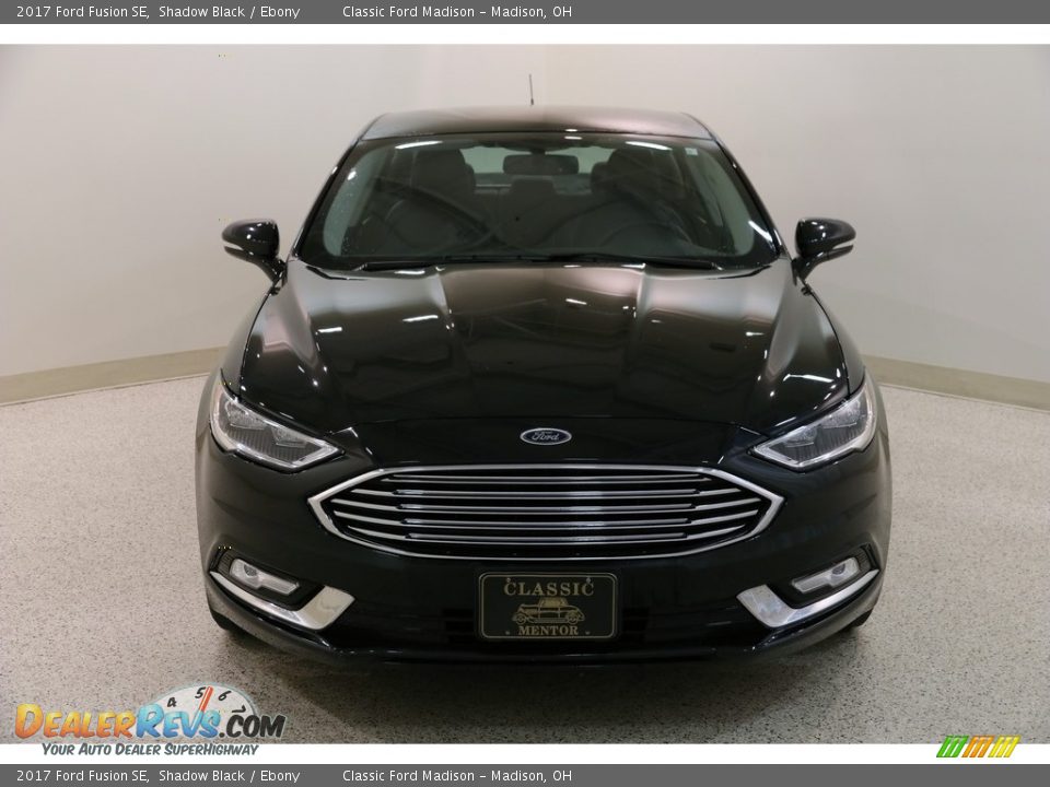 2017 Ford Fusion SE Shadow Black / Ebony Photo #2