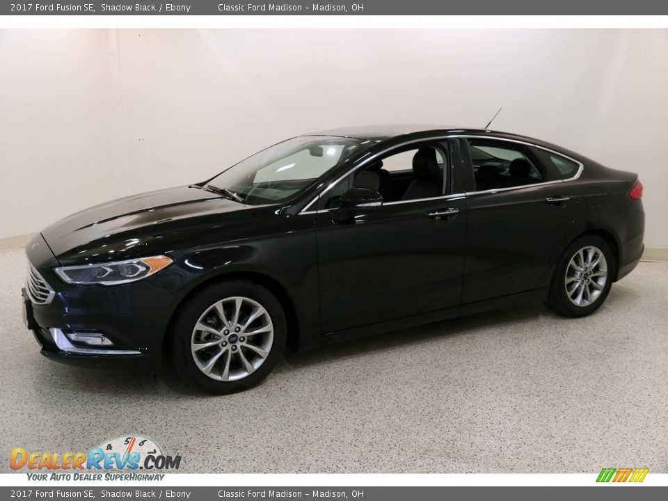 2017 Ford Fusion SE Shadow Black / Ebony Photo #3