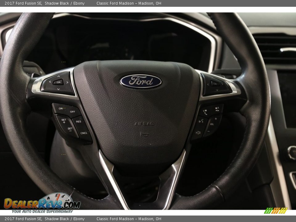 2017 Ford Fusion SE Shadow Black / Ebony Photo #7