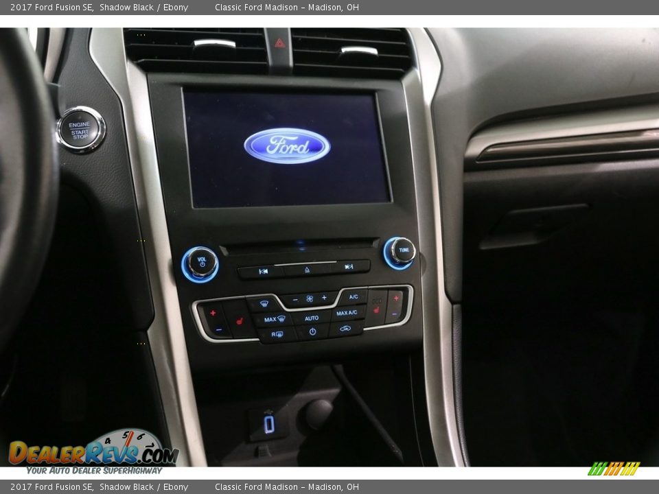 2017 Ford Fusion SE Shadow Black / Ebony Photo #9