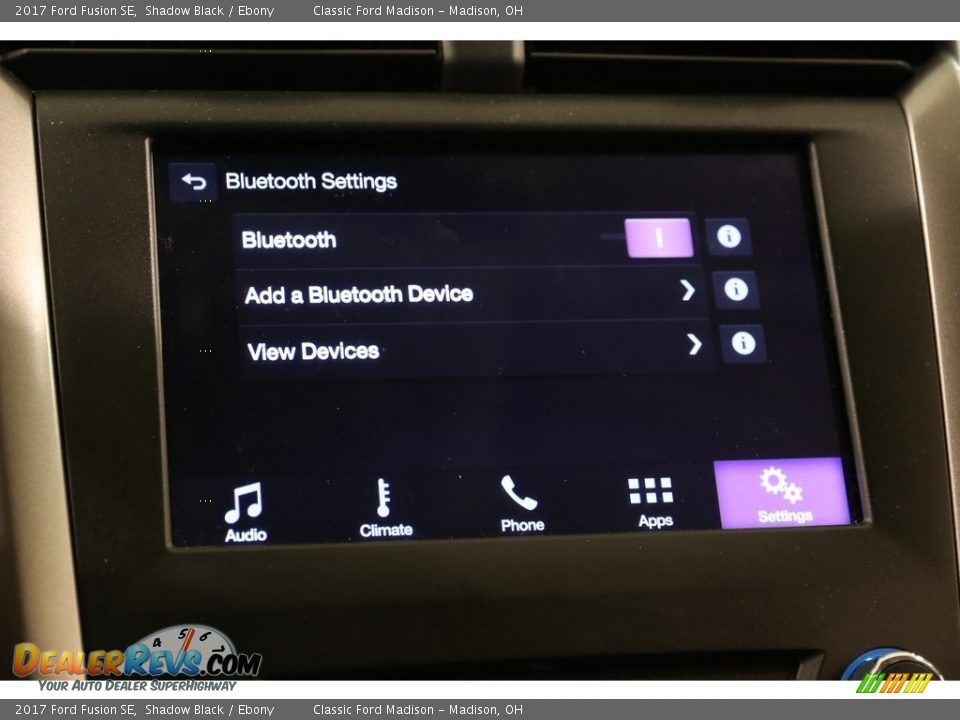 2017 Ford Fusion SE Shadow Black / Ebony Photo #13