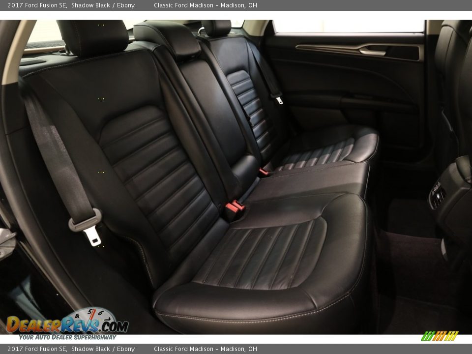 2017 Ford Fusion SE Shadow Black / Ebony Photo #16