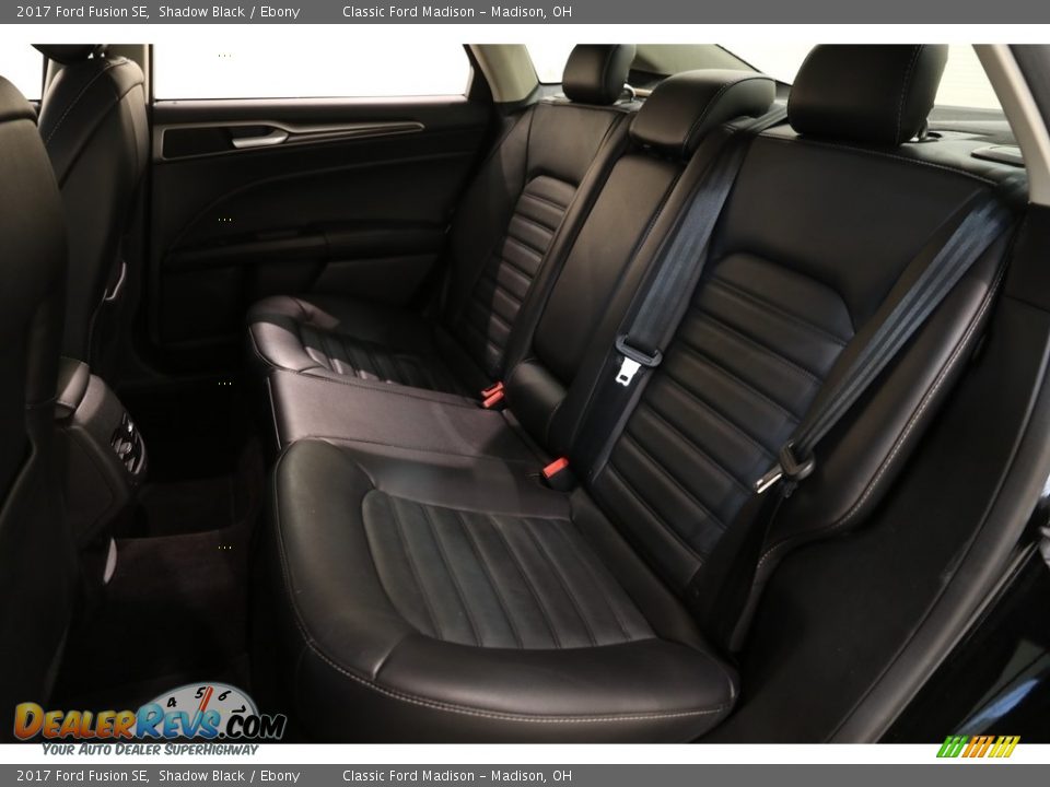 2017 Ford Fusion SE Shadow Black / Ebony Photo #17