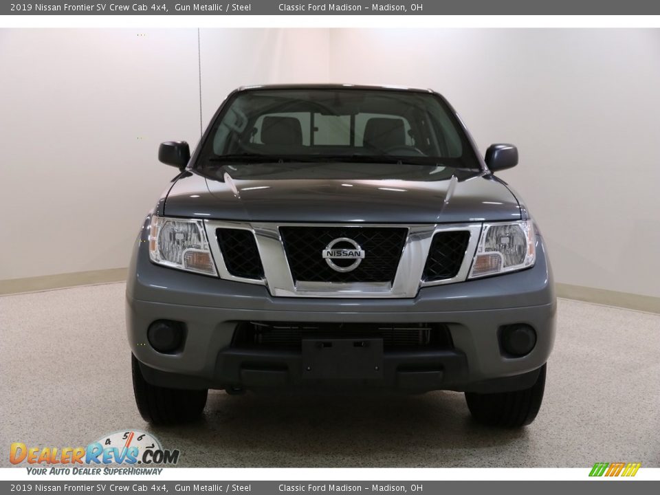 2019 Nissan Frontier SV Crew Cab 4x4 Gun Metallic / Steel Photo #2