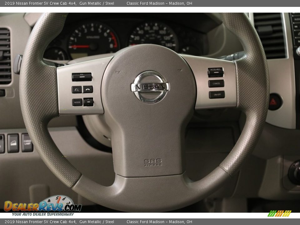 2019 Nissan Frontier SV Crew Cab 4x4 Gun Metallic / Steel Photo #7
