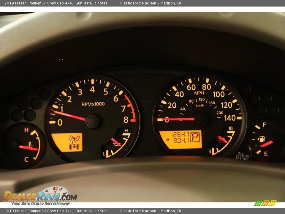 2019 Nissan Frontier SV Crew Cab 4x4 Gun Metallic / Steel Photo #8