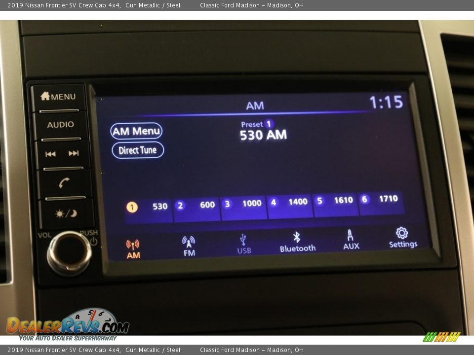 2019 Nissan Frontier SV Crew Cab 4x4 Gun Metallic / Steel Photo #11