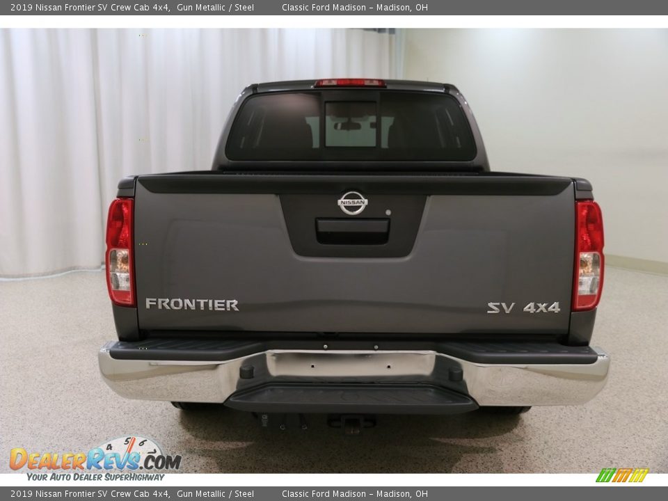 2019 Nissan Frontier SV Crew Cab 4x4 Gun Metallic / Steel Photo #18