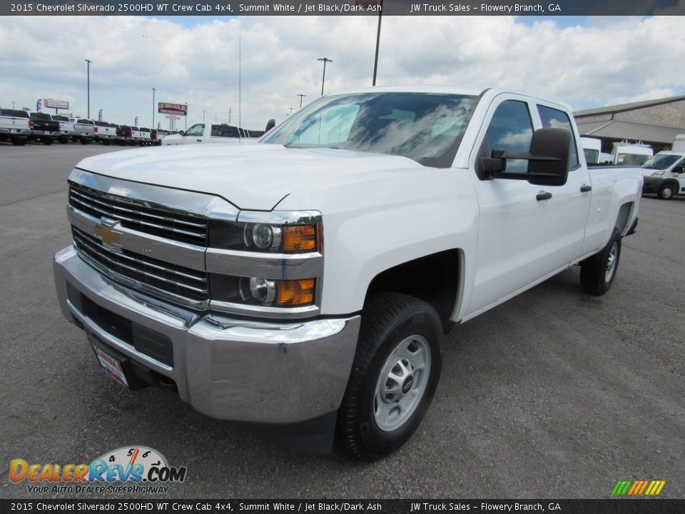 2015 Chevrolet Silverado 2500HD WT Crew Cab 4x4 Summit White / Jet Black/Dark Ash Photo #1