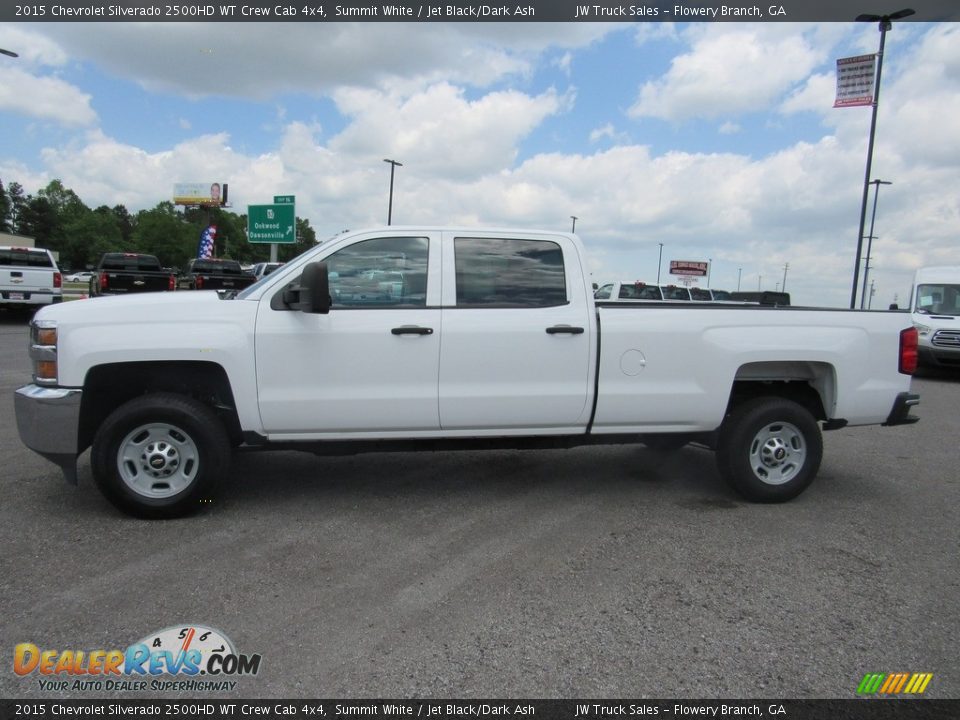 2015 Chevrolet Silverado 2500HD WT Crew Cab 4x4 Summit White / Jet Black/Dark Ash Photo #2