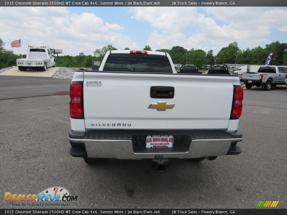 2015 Chevrolet Silverado 2500HD WT Crew Cab 4x4 Summit White / Jet Black/Dark Ash Photo #4