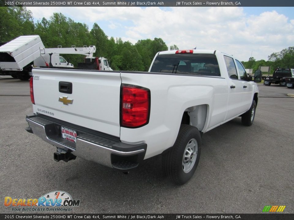 2015 Chevrolet Silverado 2500HD WT Crew Cab 4x4 Summit White / Jet Black/Dark Ash Photo #5