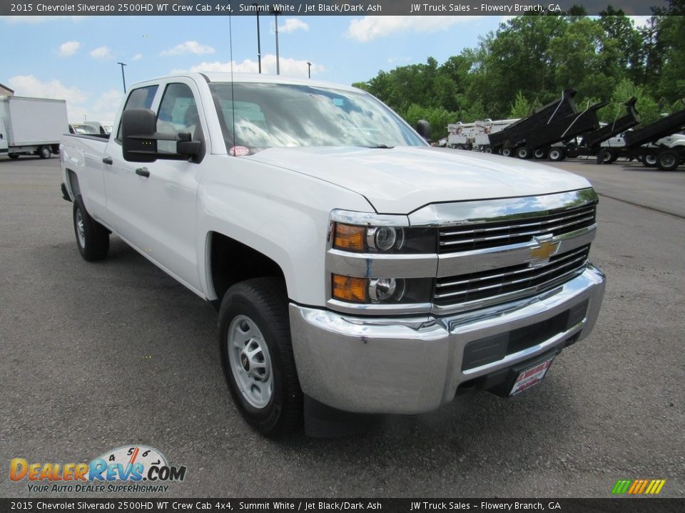 2015 Chevrolet Silverado 2500HD WT Crew Cab 4x4 Summit White / Jet Black/Dark Ash Photo #7