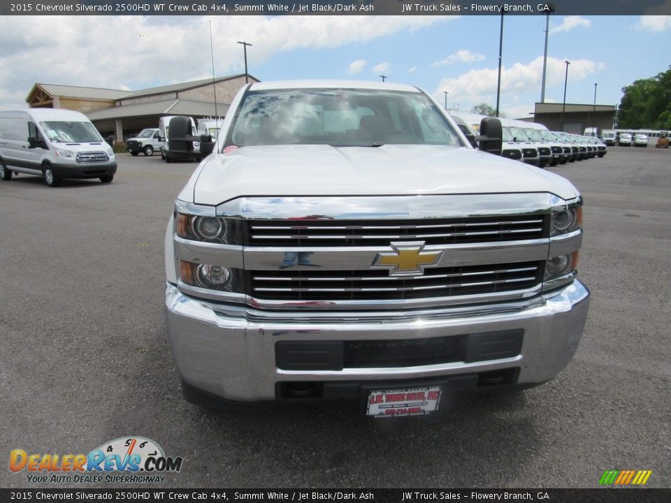 2015 Chevrolet Silverado 2500HD WT Crew Cab 4x4 Summit White / Jet Black/Dark Ash Photo #8