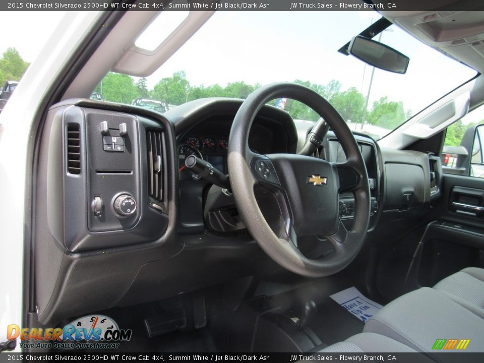 2015 Chevrolet Silverado 2500HD WT Crew Cab 4x4 Summit White / Jet Black/Dark Ash Photo #17