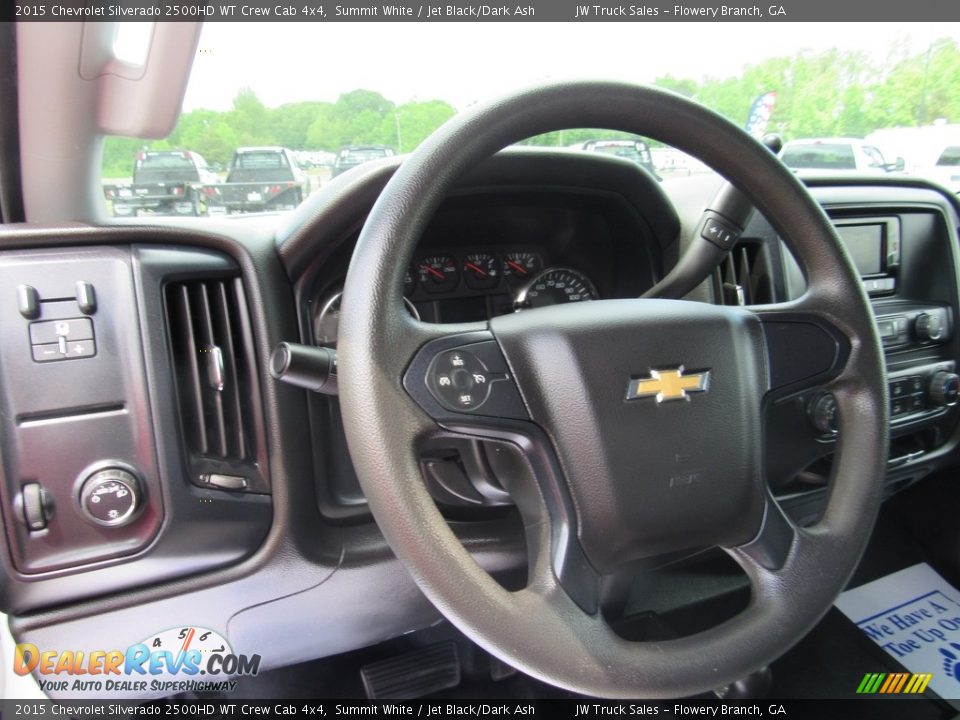 2015 Chevrolet Silverado 2500HD WT Crew Cab 4x4 Summit White / Jet Black/Dark Ash Photo #19