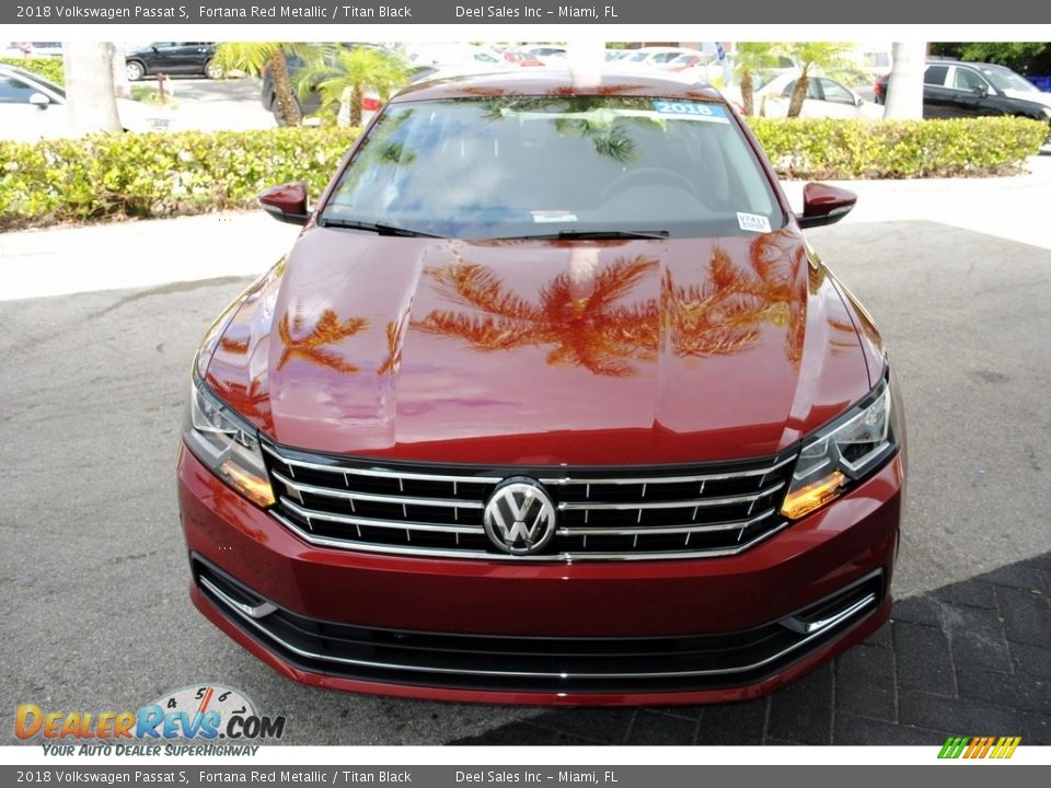 2018 Volkswagen Passat S Fortana Red Metallic / Titan Black Photo #3