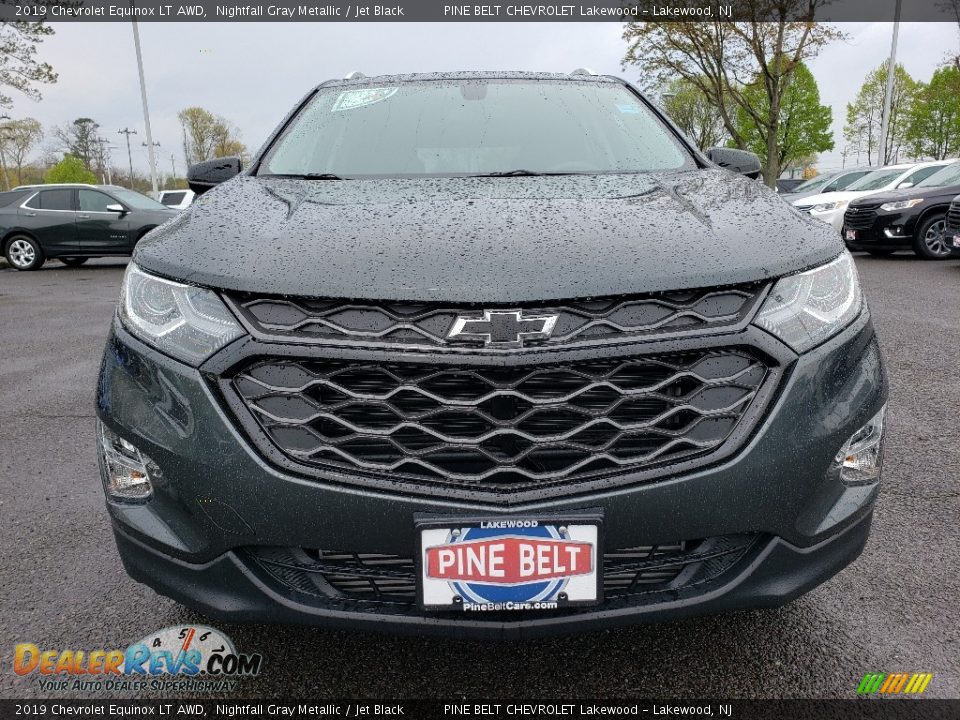 2019 Chevrolet Equinox LT AWD Nightfall Gray Metallic / Jet Black Photo #2