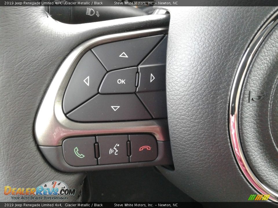 2019 Jeep Renegade Limited 4x4 Glacier Metallic / Black Photo #16