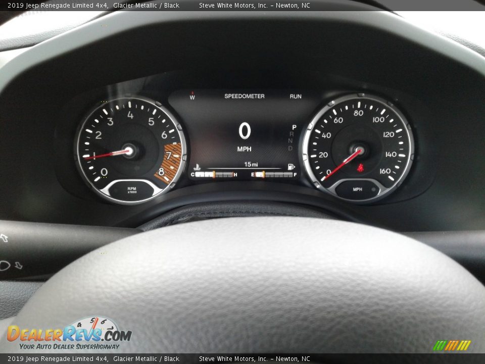 2019 Jeep Renegade Limited 4x4 Glacier Metallic / Black Photo #18