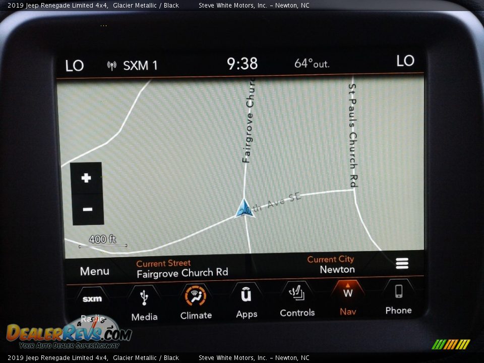 2019 Jeep Renegade Limited 4x4 Glacier Metallic / Black Photo #23