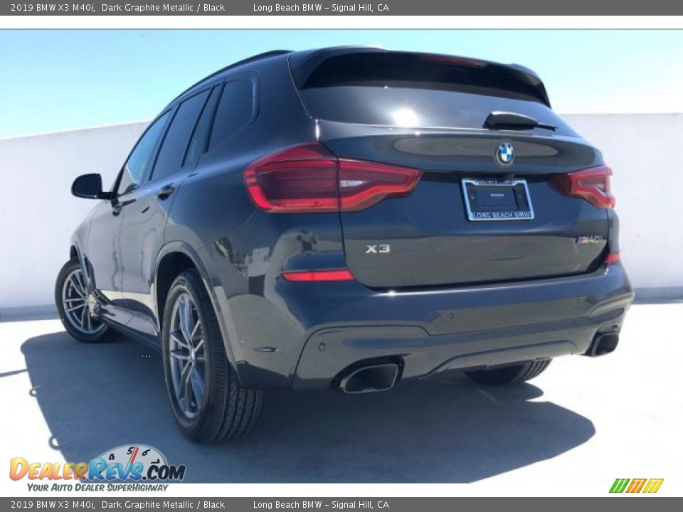 2019 BMW X3 M40i Dark Graphite Metallic / Black Photo #3