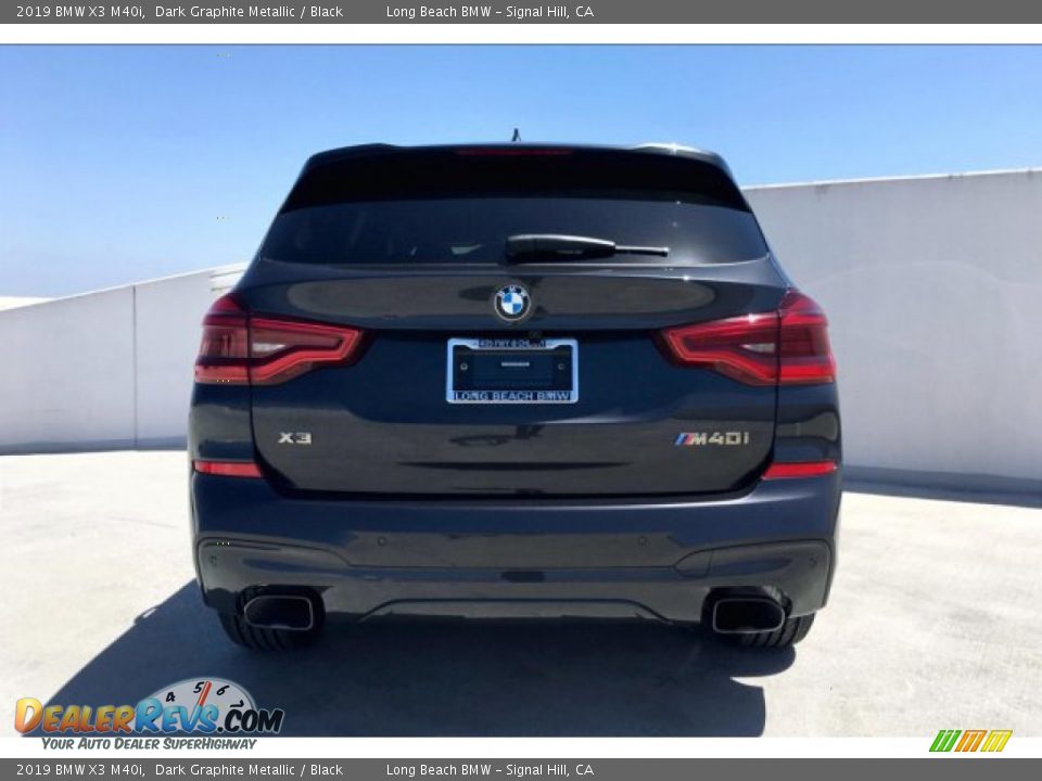 2019 BMW X3 M40i Dark Graphite Metallic / Black Photo #4