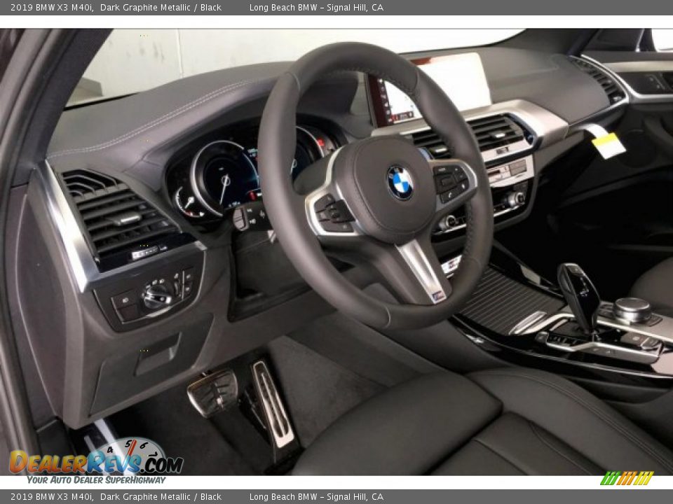 2019 BMW X3 M40i Dark Graphite Metallic / Black Photo #6