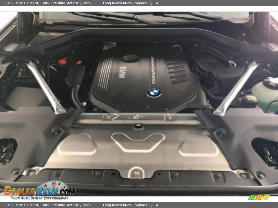 2019 BMW X3 M40i Dark Graphite Metallic / Black Photo #9