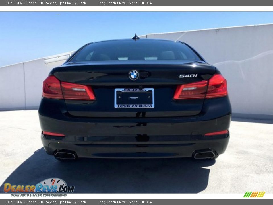 2019 BMW 5 Series 540i Sedan Jet Black / Black Photo #4