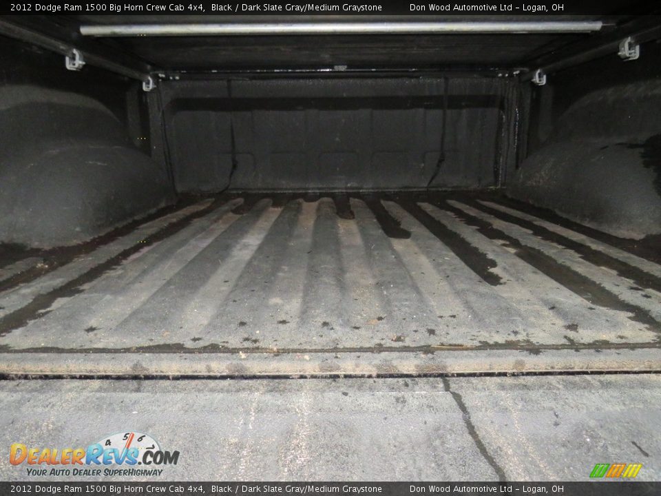 2012 Dodge Ram 1500 Big Horn Crew Cab 4x4 Black / Dark Slate Gray/Medium Graystone Photo #15