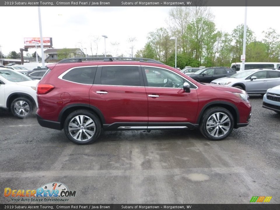 2019 Subaru Ascent Touring Crimson Red Pearl / Java Brown Photo #3