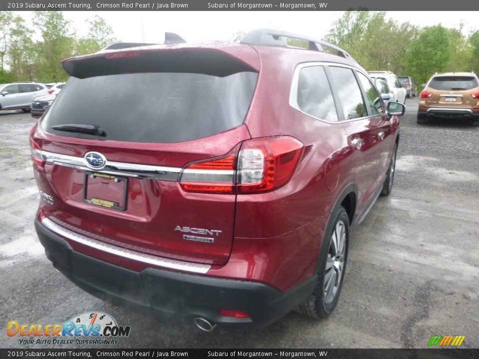 2019 Subaru Ascent Touring Crimson Red Pearl / Java Brown Photo #4
