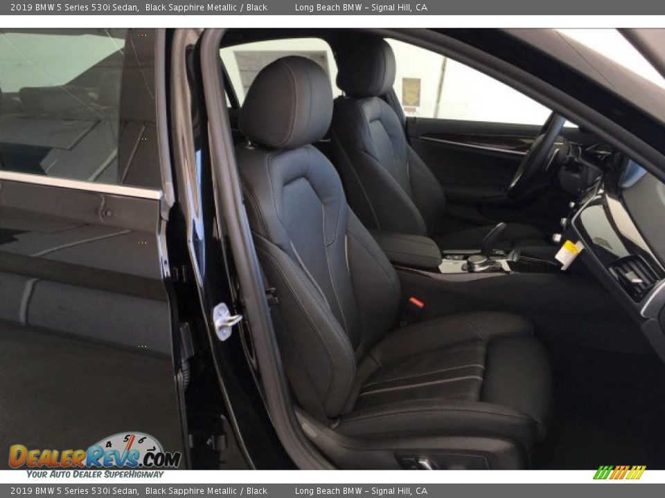 2019 BMW 5 Series 530i Sedan Black Sapphire Metallic / Black Photo #2