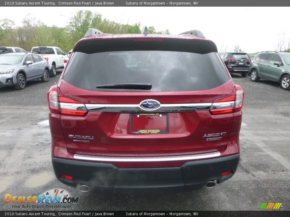 2019 Subaru Ascent Touring Crimson Red Pearl / Java Brown Photo #5
