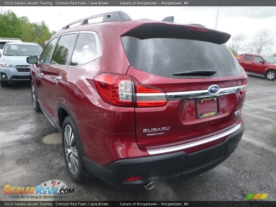 2019 Subaru Ascent Touring Crimson Red Pearl / Java Brown Photo #6