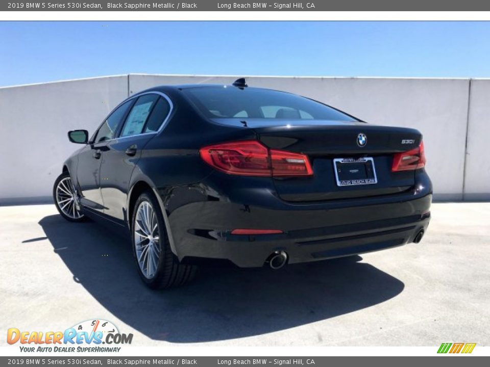 2019 BMW 5 Series 530i Sedan Black Sapphire Metallic / Black Photo #3